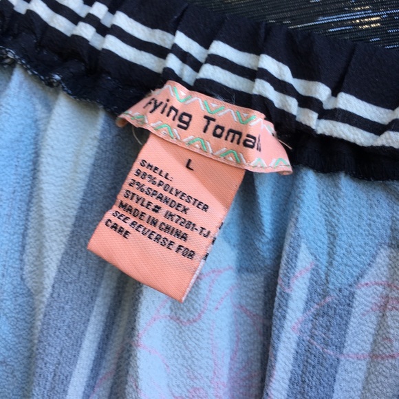 Flying Tomato Maxi Asymmetrical Print Skirt - Picture 6 of 6